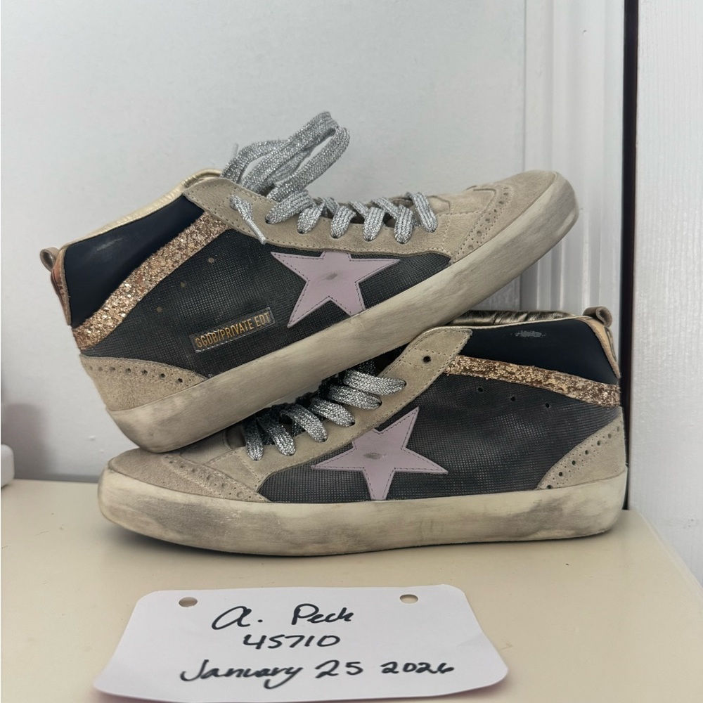 Golden goose Glitter Star High-Top Sneakers